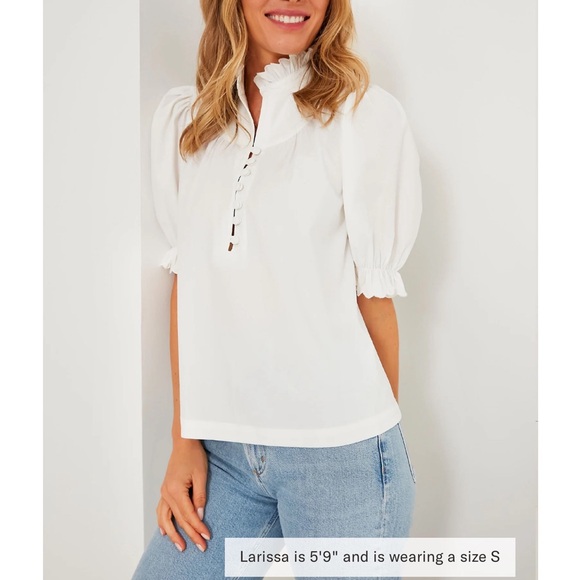 POMANDER PLACE White Selena Blouse